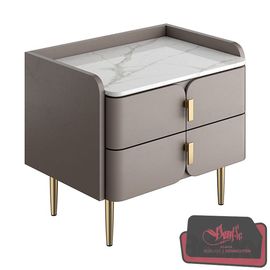 Light luxury bedside table